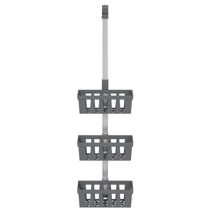 Raft Suspendat Pentru Duș 30X15X(67-105) Cm Aluminiu