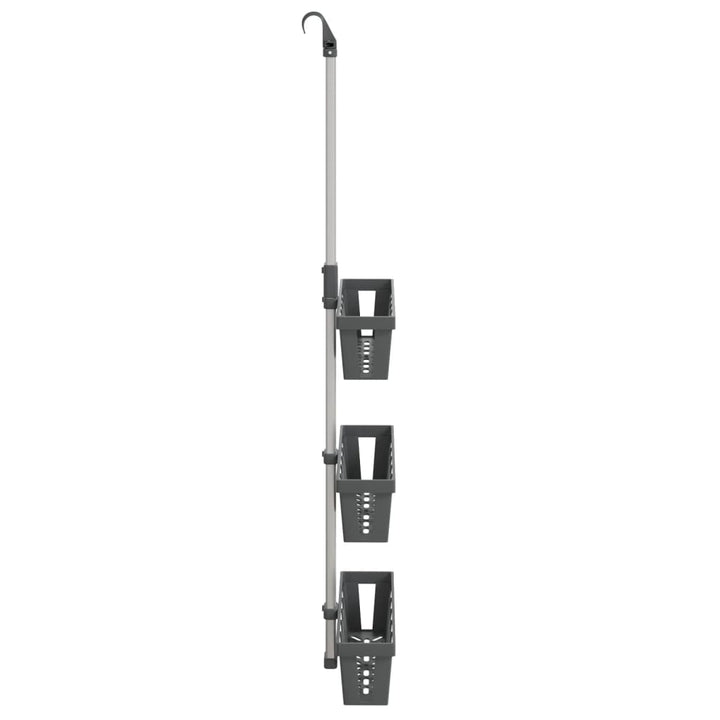Raft Suspendat Pentru Duș 30X15X(67-105) Cm Aluminiu
