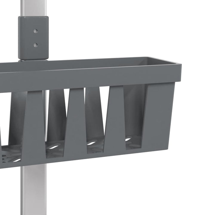 Raft Suspendat Pentru Duș 30X15X(67-105) Cm Aluminiu