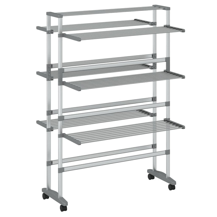 Uscător De Rufe Cu Roți, 89X64X129 Cm, Aluminiu