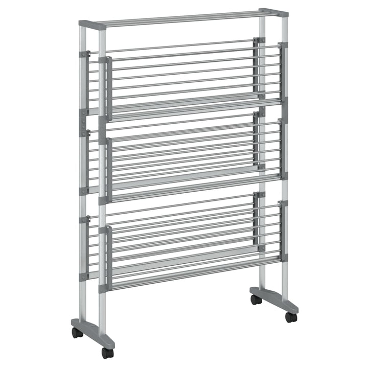 Uscător De Rufe Cu Roți, 89X64X129 Cm, Aluminiu
