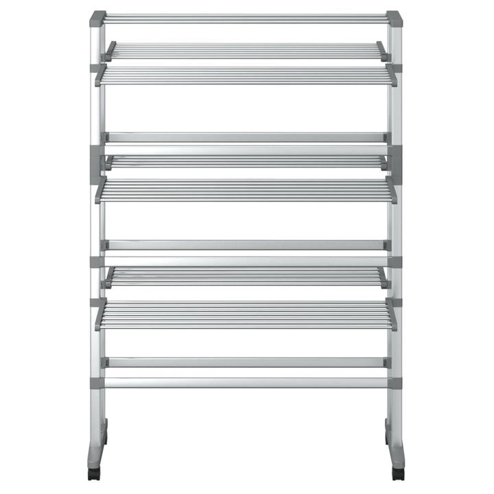 Uscător De Rufe Cu Roți, 89X64X129 Cm, Aluminiu