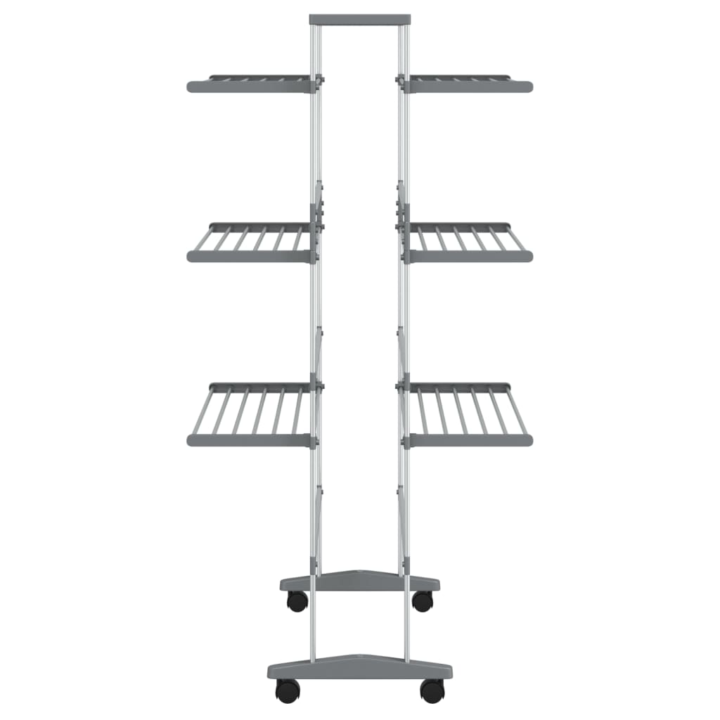 Uscător De Rufe Cu Roți, 89X64X129 Cm, Aluminiu