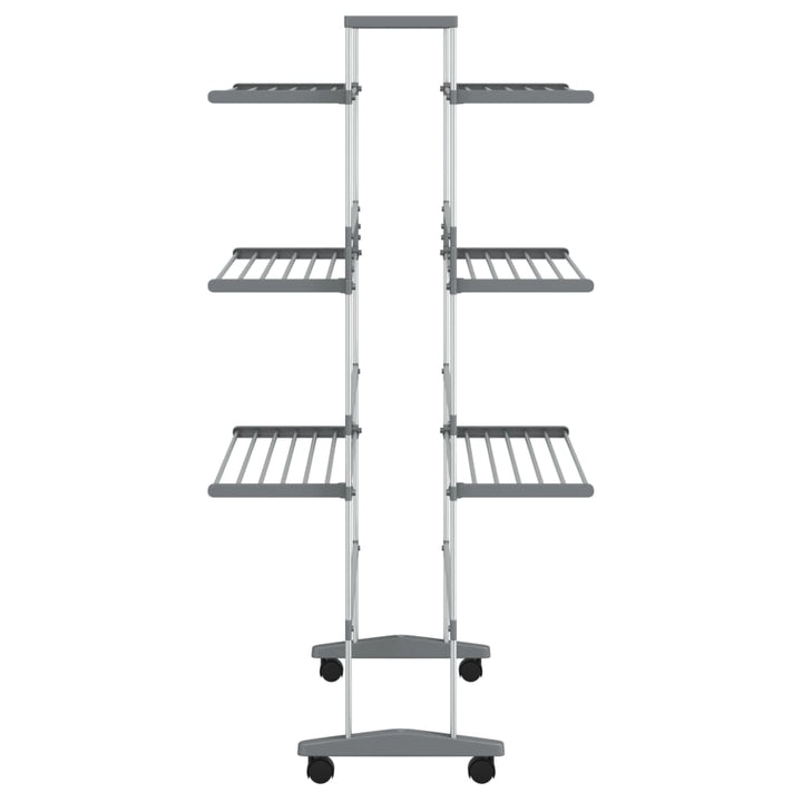 Uscător De Rufe Cu Roți, 89X64X129 Cm, Aluminiu