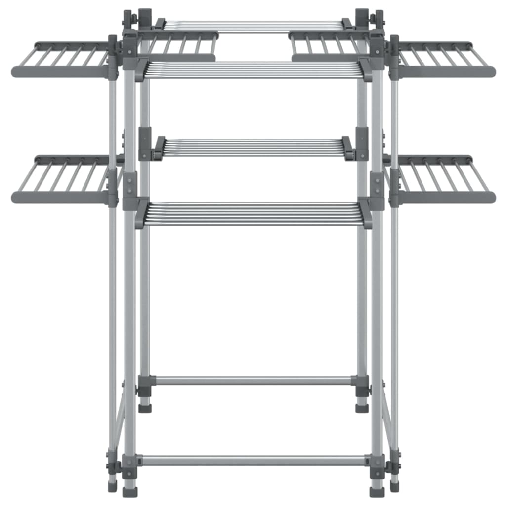Suport Pentru Uscat Rufe, 107X107X120 Cm, Aluminiu
