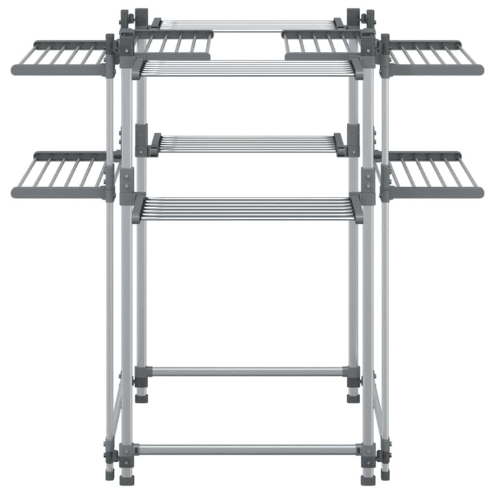 Suport Pentru Uscat Rufe, 107X107X120 Cm, Aluminiu