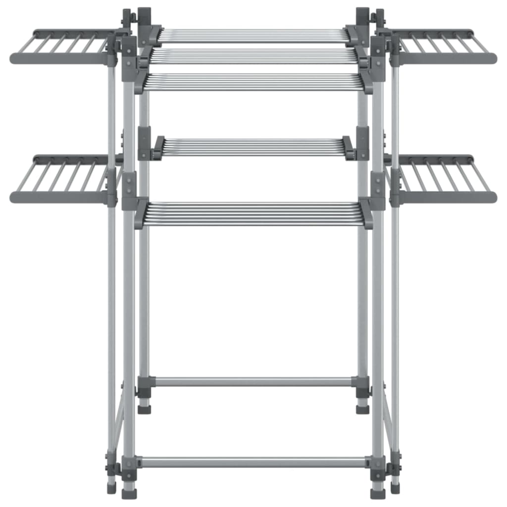 Suport Pentru Uscat Rufe, 107X107X120 Cm, Aluminiu