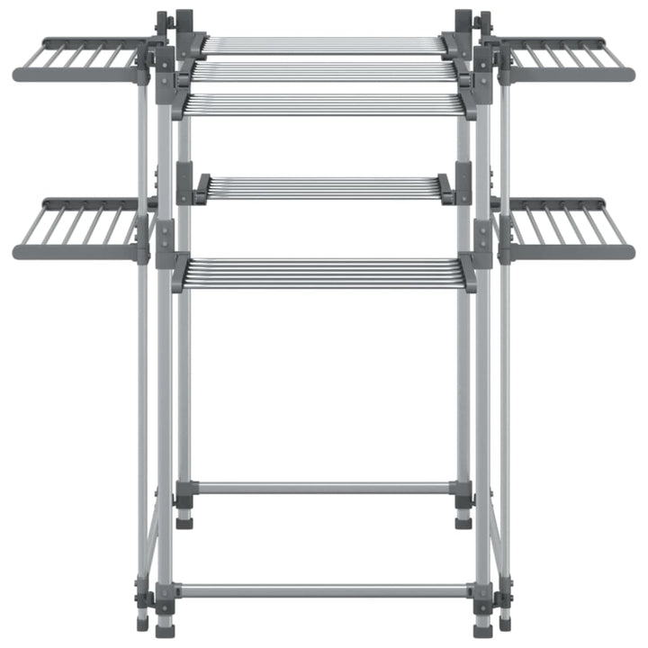 Suport Pentru Uscat Rufe, 107X107X120 Cm, Aluminiu