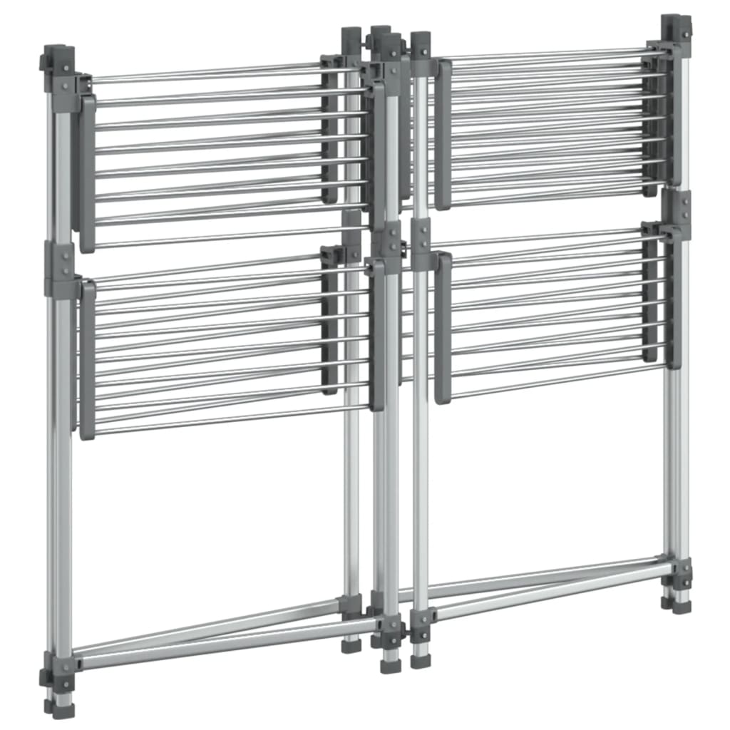 Suport Pentru Uscat Rufe, 107X107X120 Cm, Aluminiu