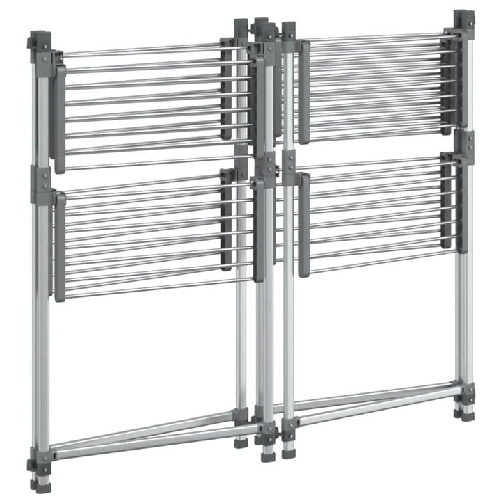 Suport Pentru Uscat Rufe, 107X107X120 Cm, Aluminiu