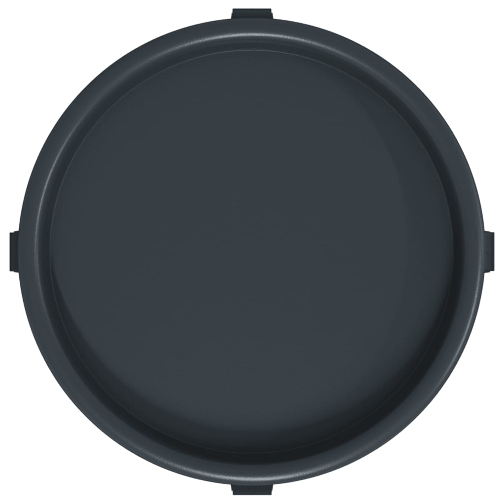 Cărucioare Pentru Plante Cu Roți 2 Buc. Gri Diametru 34Cm 35Kg