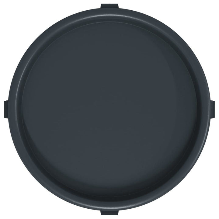 Cărucioare Pentru Plante Cu Roți 2 Buc. Gri Diametru 34Cm 35Kg
