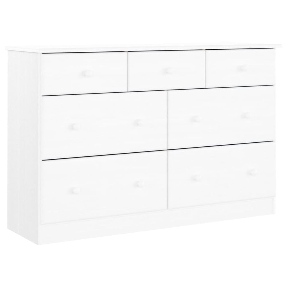 Comodă Cu Sertare Alta, , 112X35X73 Cm, Lemn Masiv De Pin