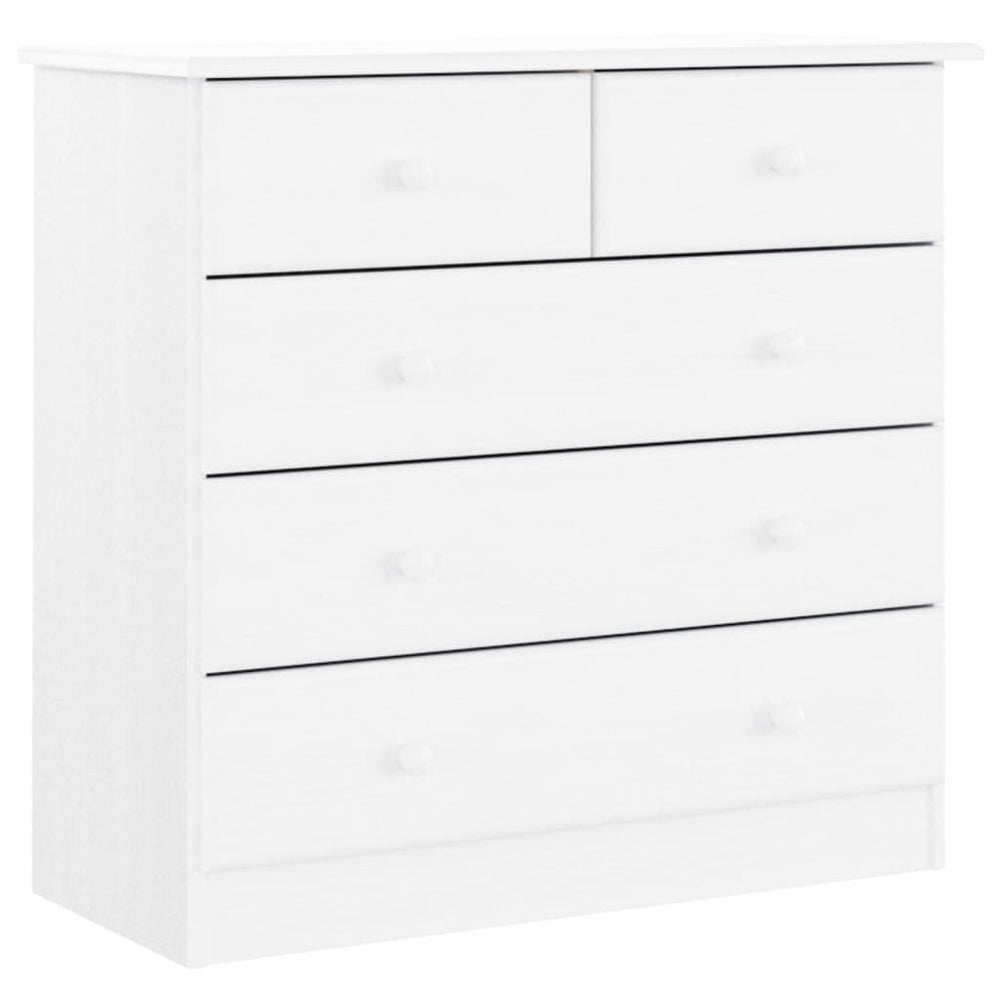 Comodă Cu Sertare Alta, , 77X35X73 Cm, Lemn Masiv De Pin