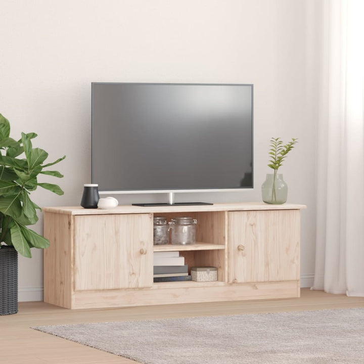 Dulap Tv &quot;Alta&quot; , 112X35X41 Cm, Lemn Masiv De Pin