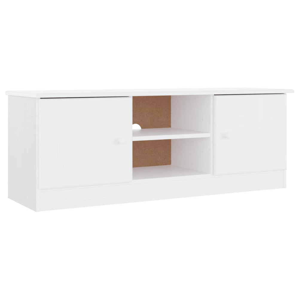 Dulap Tv &quot;Alta&quot; , 112X35X41 Cm, Lemn Masiv De Pin