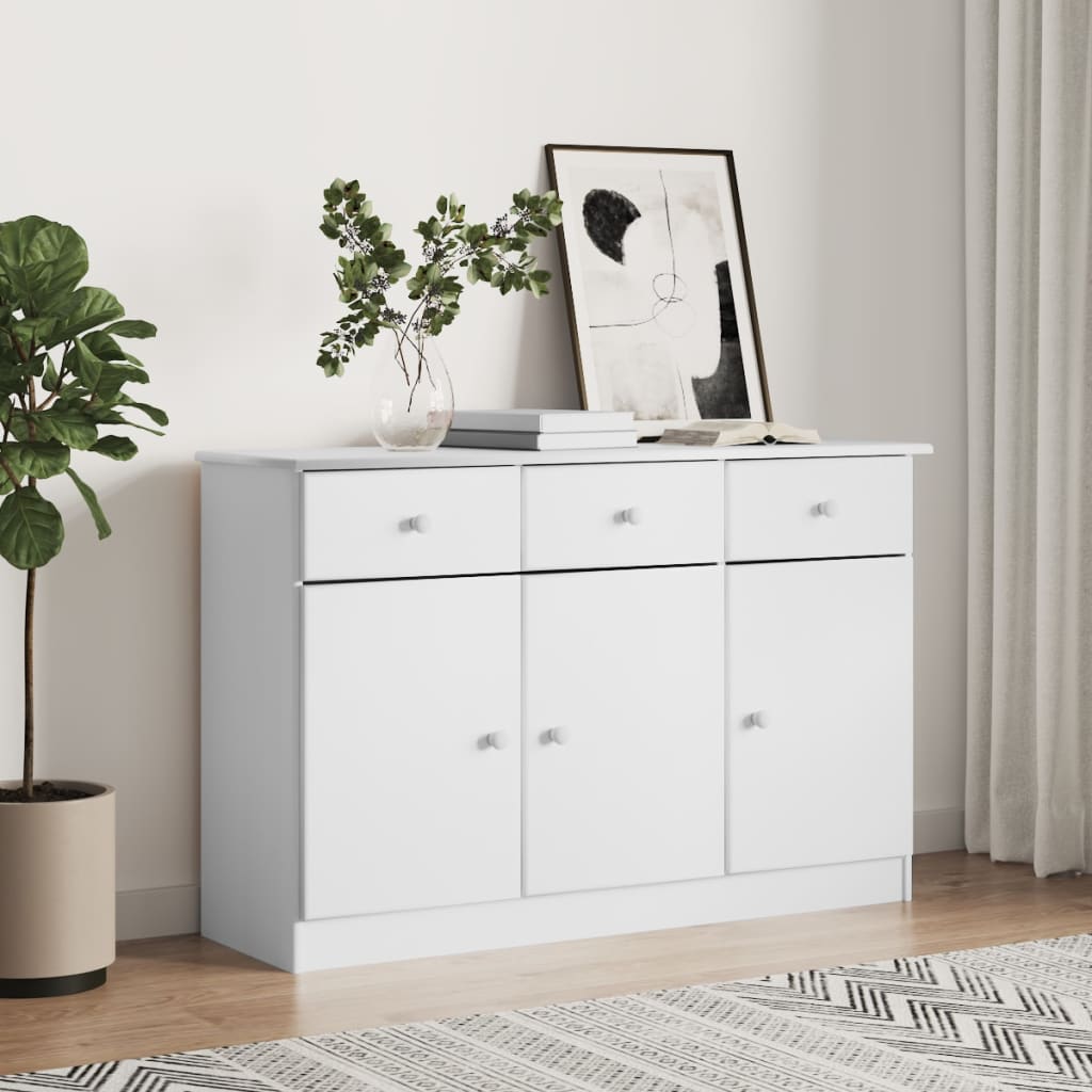 Dulap Alta, 112X35X73 Cm, Lemn Masiv De Pin