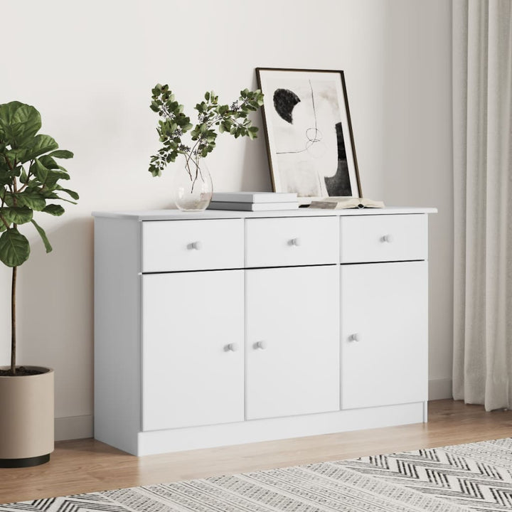 Dulap Alta, 112X35X73 Cm, Lemn Masiv De Pin