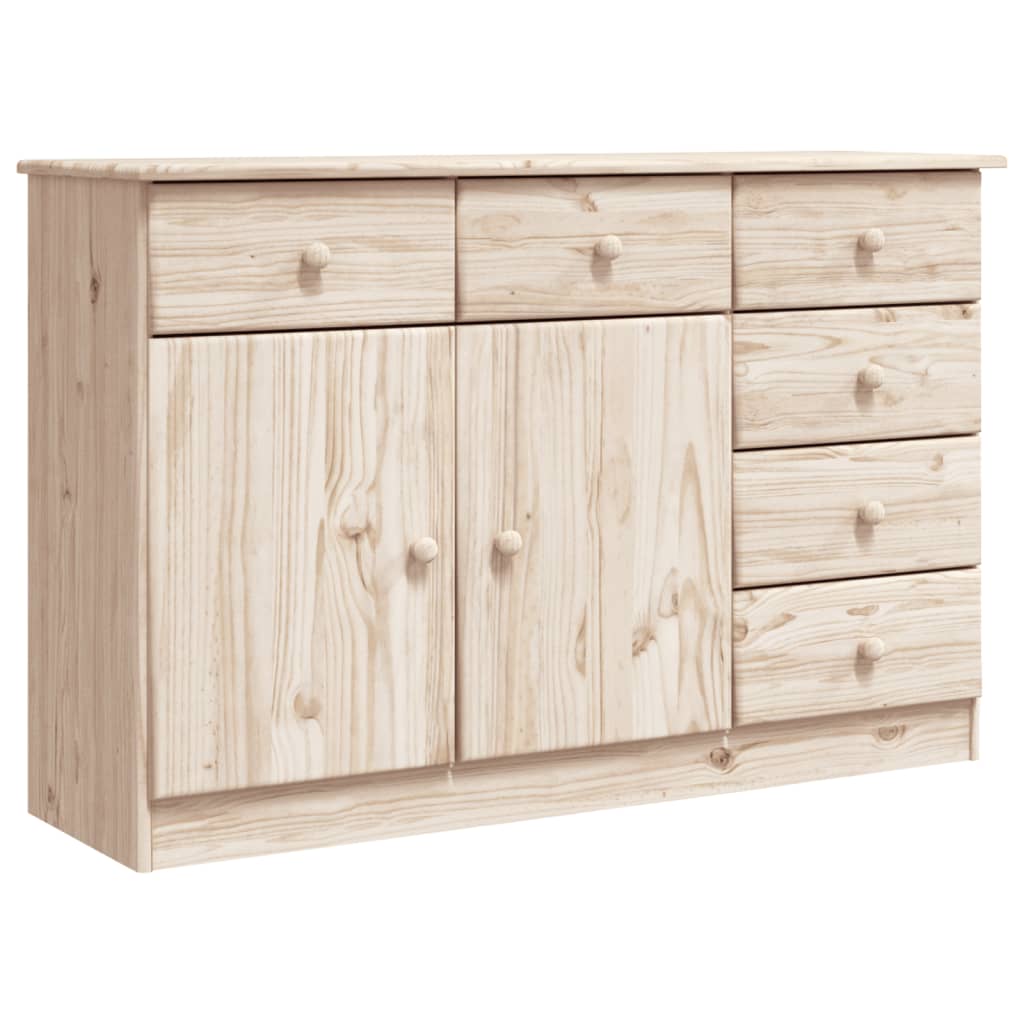 Dulap Alta, 112X35X73 Cm, Lemn Masiv De Pin