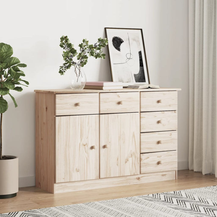 Dulap Alta, 112X35X73 Cm, Lemn Masiv De Pin