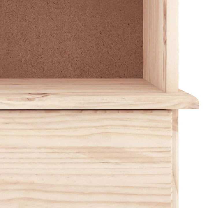 Bibliotecă Cu Sertare „Alta”, 60X35X142 Cm, Lemn Masiv De Pin