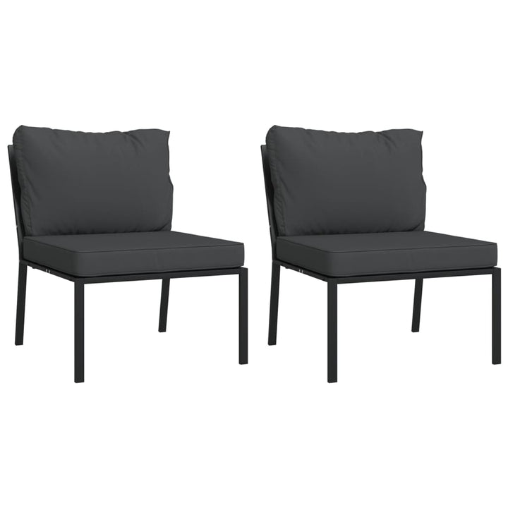 Set Mobilier De Grădină Cu Perne , 6 Piese, Oțel