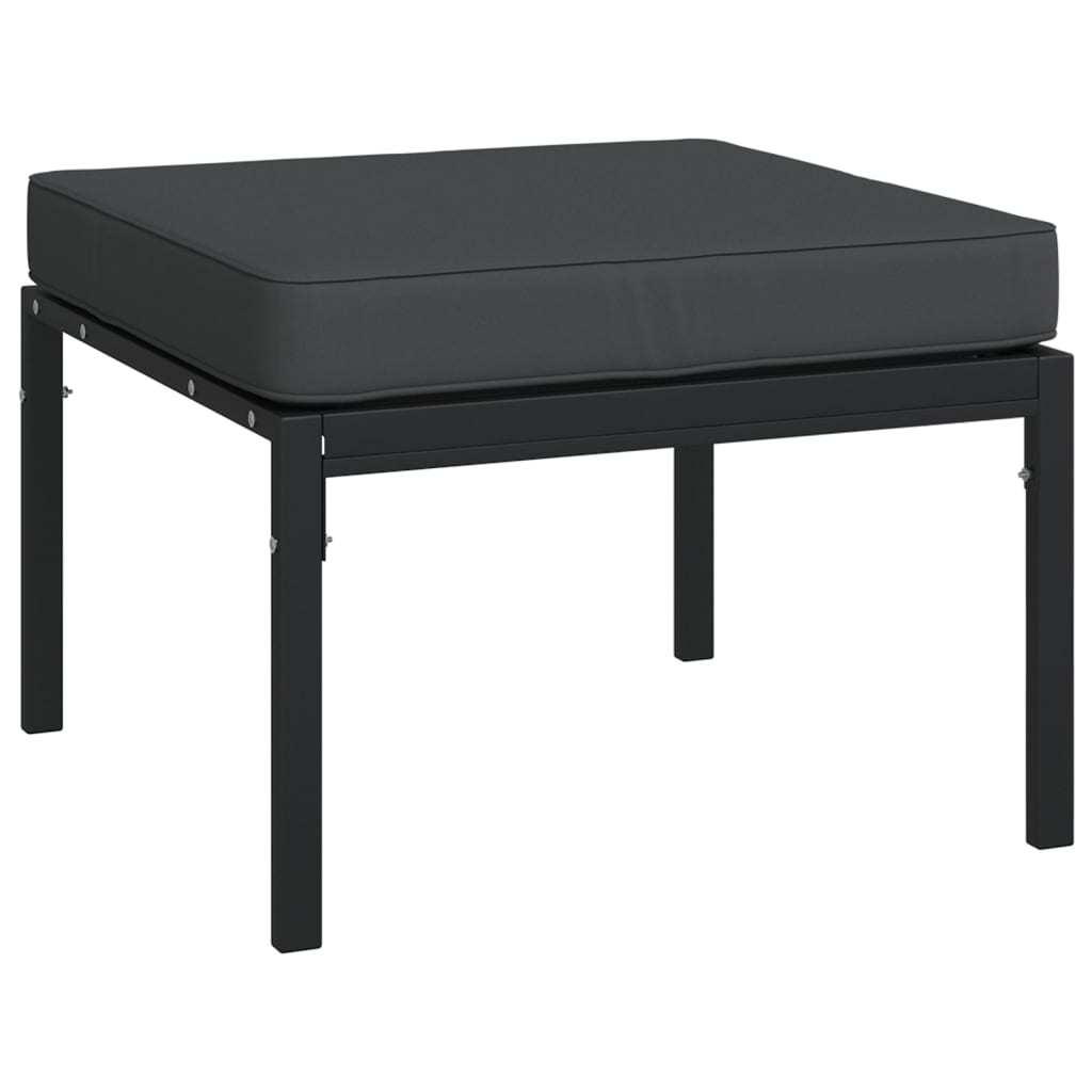 Set Mobilier De Grădină Cu Perne , 6 Piese, Oțel