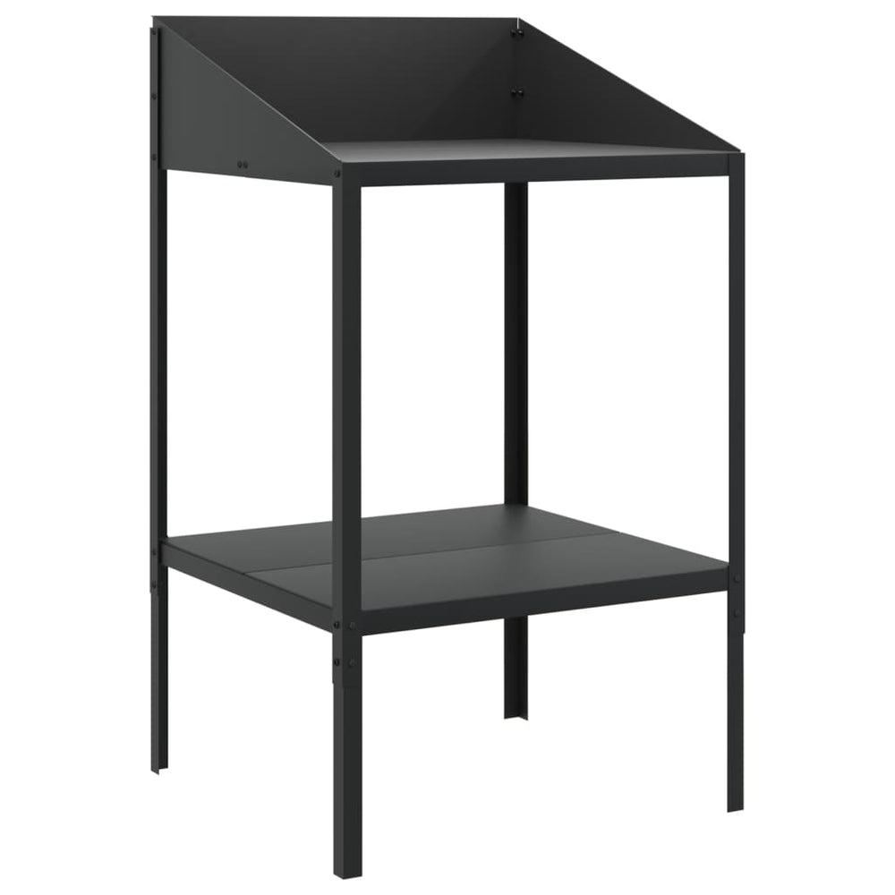 Suport De Plante, Antracit, 56,5X54,5X100 Cm, Oțel Galvanizat