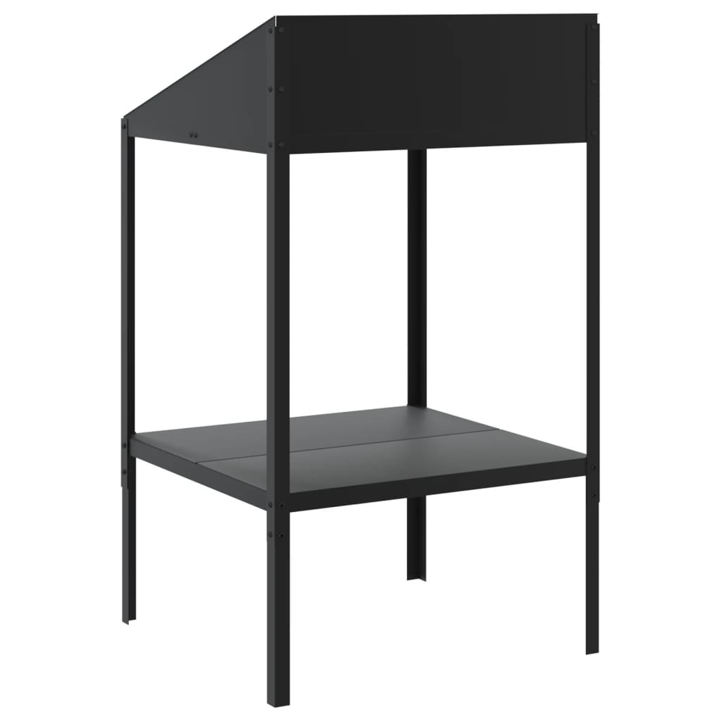 Suport De Plante, Antracit, 56,5X54,5X100 Cm, Oțel Galvanizat