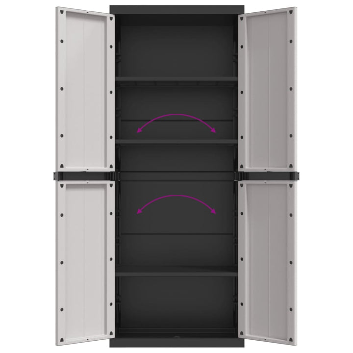 Dulap Depozitare De Exterior, , 65X37X165 Cm, Pp