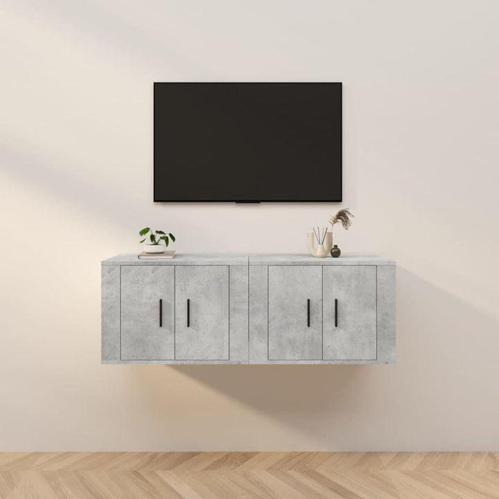 Dulapuri Tv Montate Pe Perete 3 Buc 57X34,5X40 Cm