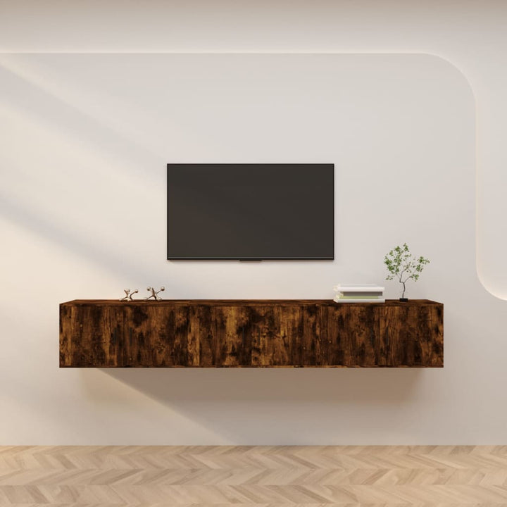Dulapuri Tv Montate Pe Perete 3 Buc 57X34,5X40 Cm