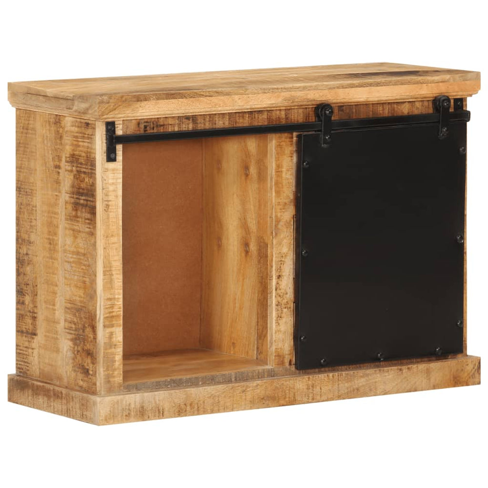 Dulap, 80X30X55 Cm, Lemn Masiv De Mango Brut