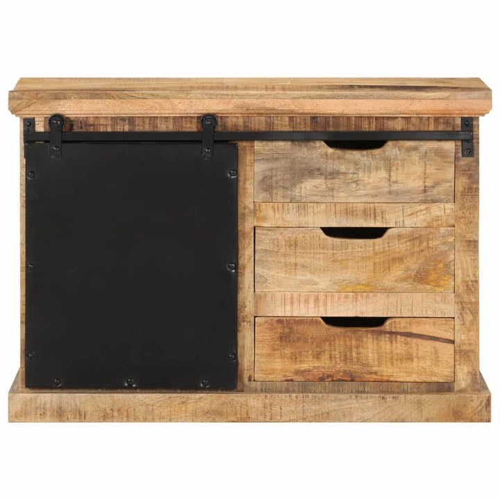 Dulap, 80X30X55 Cm, Lemn Masiv De Mango Brut
