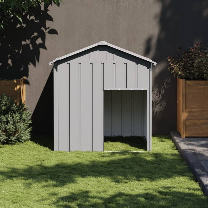 Cușcă Câine Cu Acoperiș 117X103X123 Cm Oțel Galvanizat