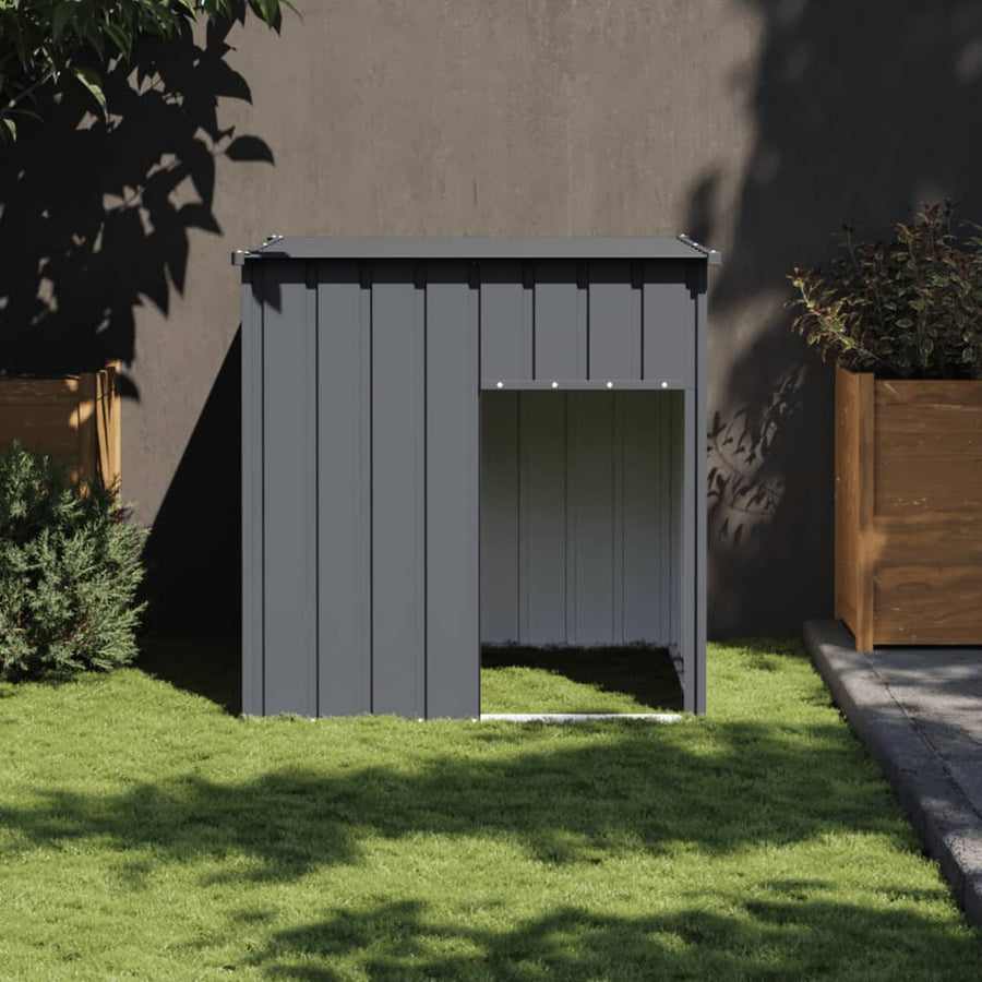 Cușcă Câine Cu Acoperiș 110X103X109 Cm Oțel Galvanizat