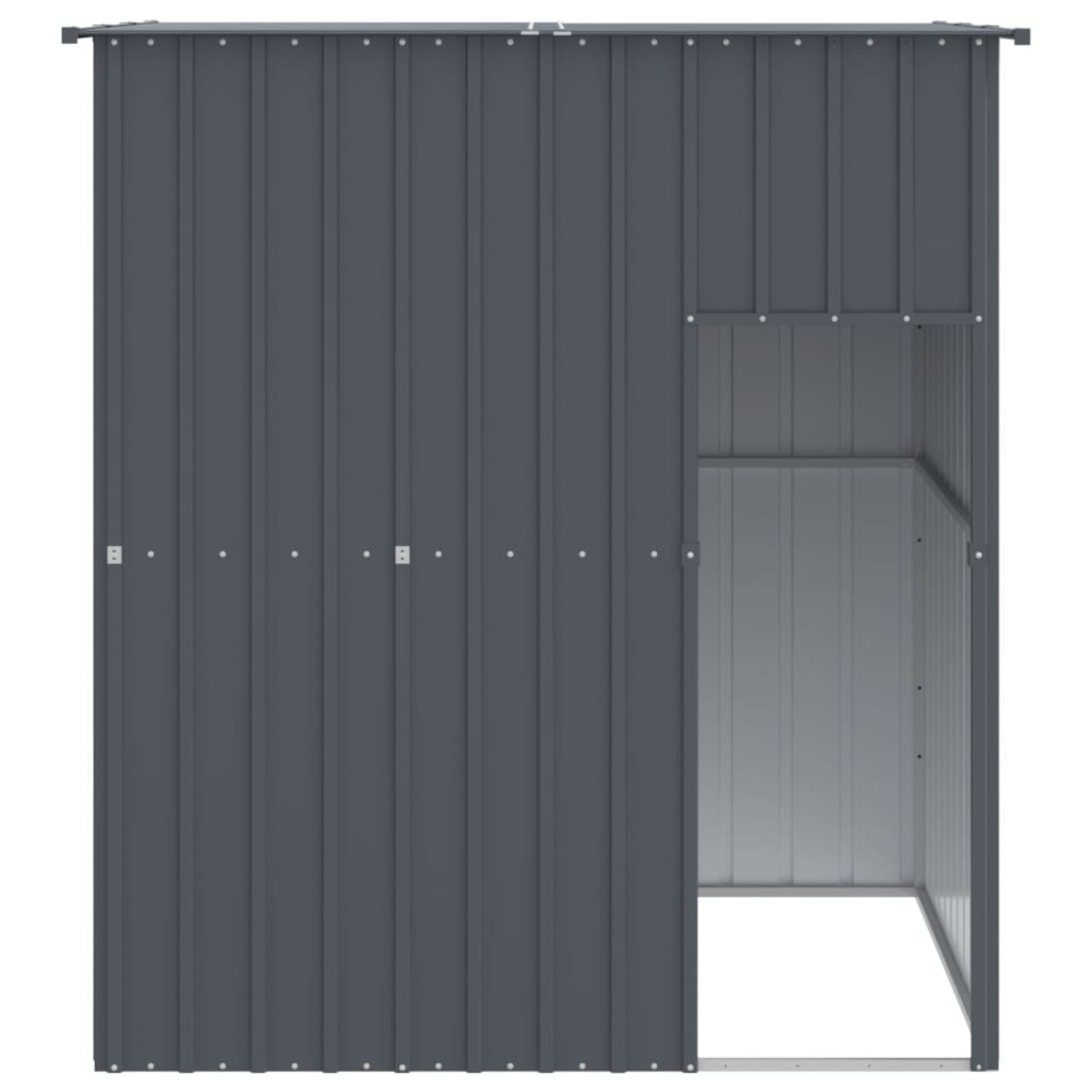Cușcă Câine Cu Acoperiș 165X153X181 Cm Oțel Galvanizat