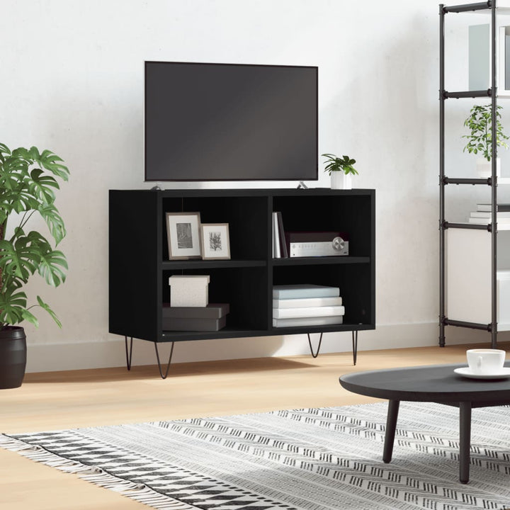 Comodă Tv, Alb Extralucios, 69,5X30X50 Cm, Lemn Compozit