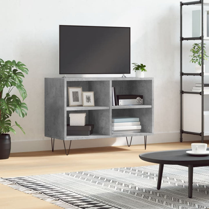 Comodă Tv, Alb Extralucios, 69,5X30X50 Cm, Lemn Compozit
