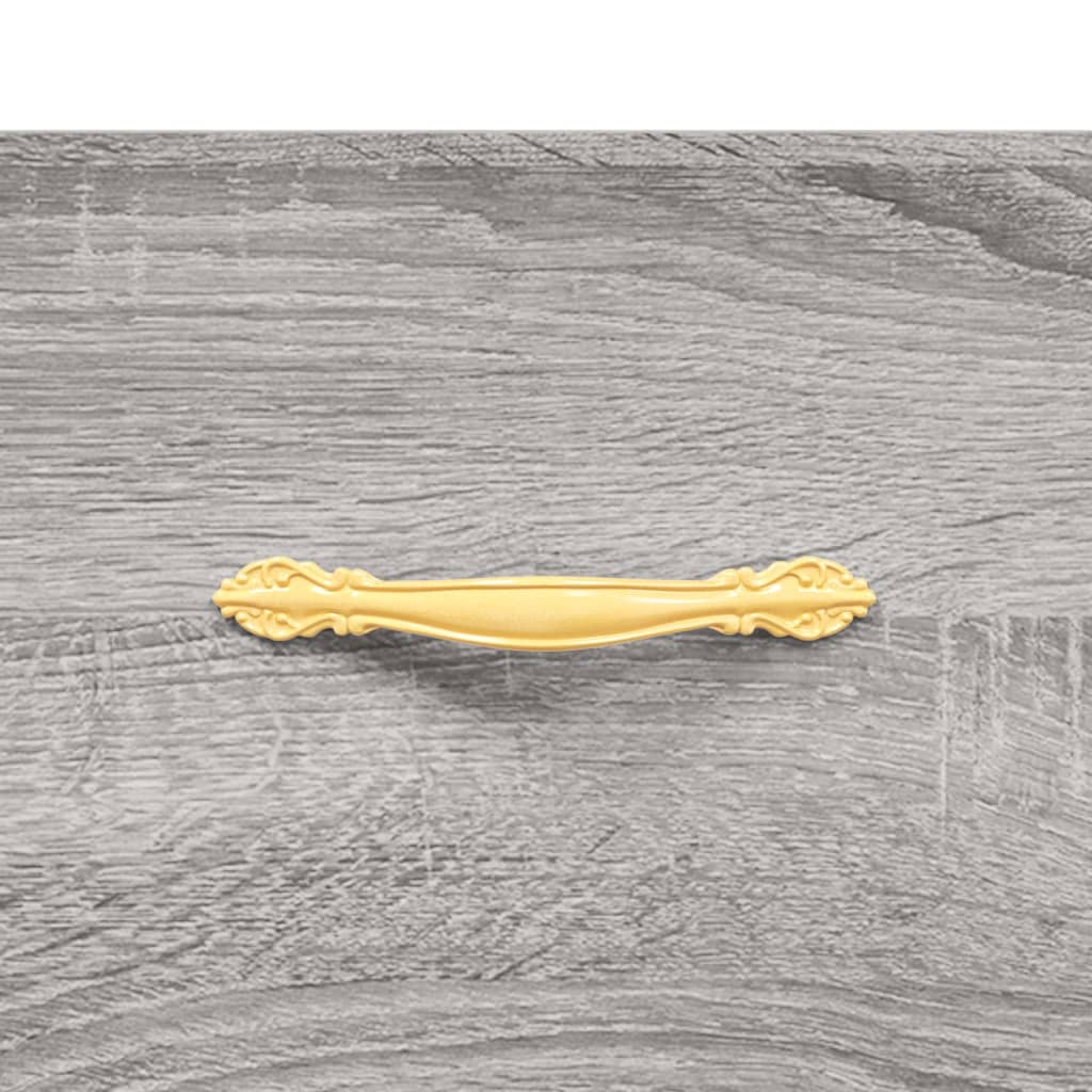 Noptiere, 2 Buc., Gri Sonoma, 40X35X47,5 Cm, Lemn Compozit
