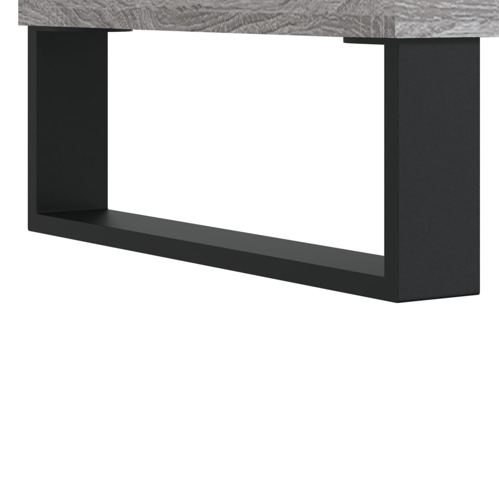 Noptiere, 2 Buc., Gri Sonoma, 40X35X47,5 Cm, Lemn Compozit
