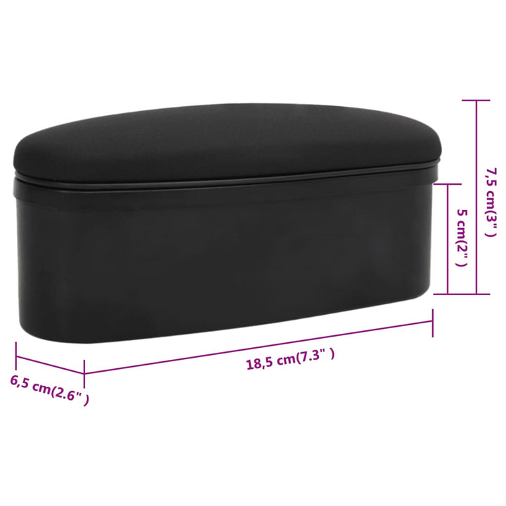 Cutie Depozitare Cotieră Auto Universală 18,5X6,5X7,5 Cm Abs