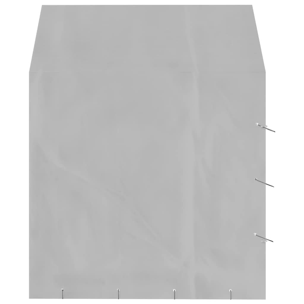 Padoc De Exterior Cu Acoperiș Argintiu 2X2X2,5M Oțel Galvanizat