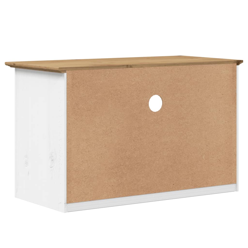 Comodă Tv Cu 2 Sertare „Bodo” 91,5X44,5X56 Cm Lemn De Pin