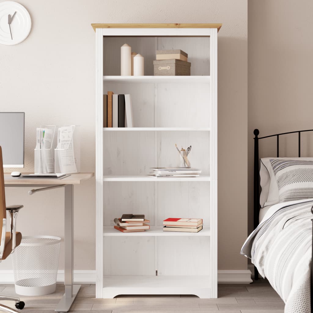 Bibliotecă Bodo, , 82X40X173 Cm, Lemn Masiv Pin, 5 Rafturi