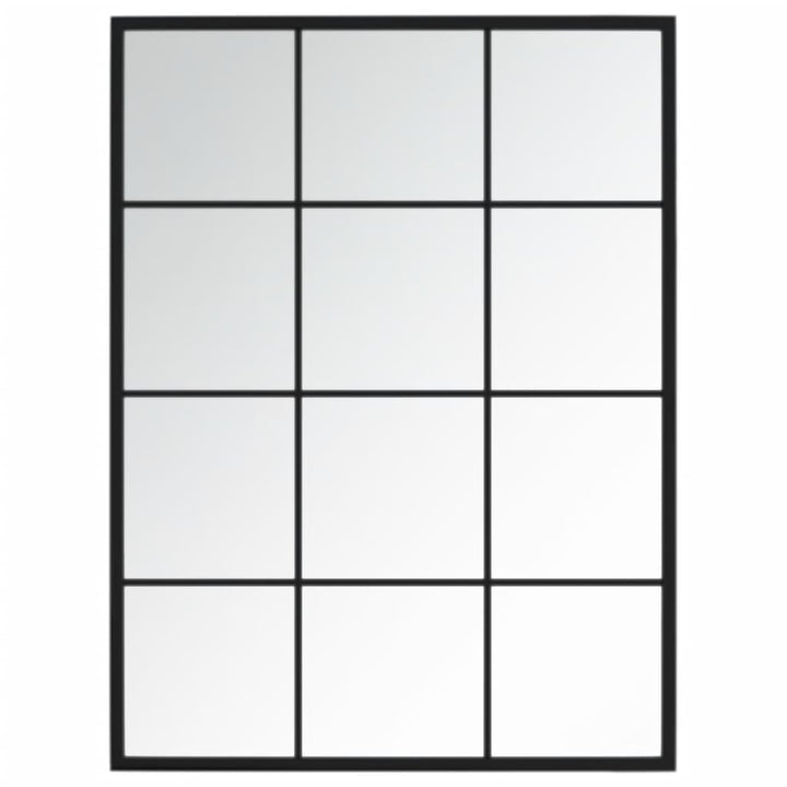 Oglinzi De Perete, 3 Buc., Negru, 80X60 Cm, Metal