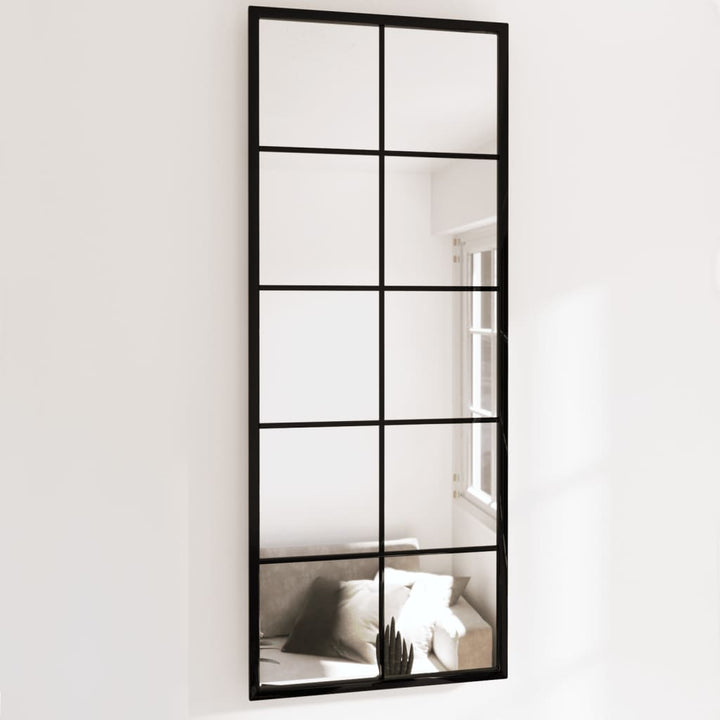 Oglinzi De Perete, 6 Buc., Negru, 100X60 Cm, Metal