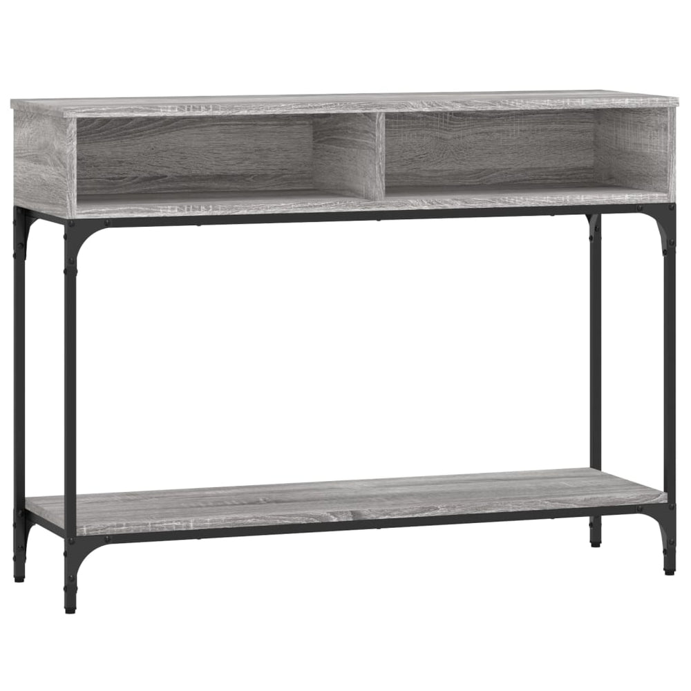 Măsuță Consolă, Gri Sonoma, 100X30,5X75 Cm, Lemn Prelucrat