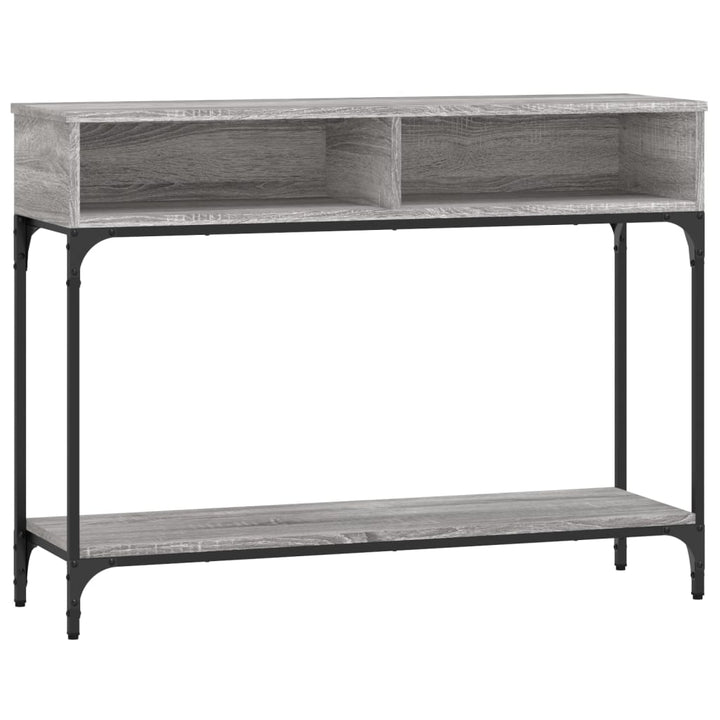 Măsuță Consolă, Gri Sonoma, 100X30,5X75 Cm, Lemn Prelucrat