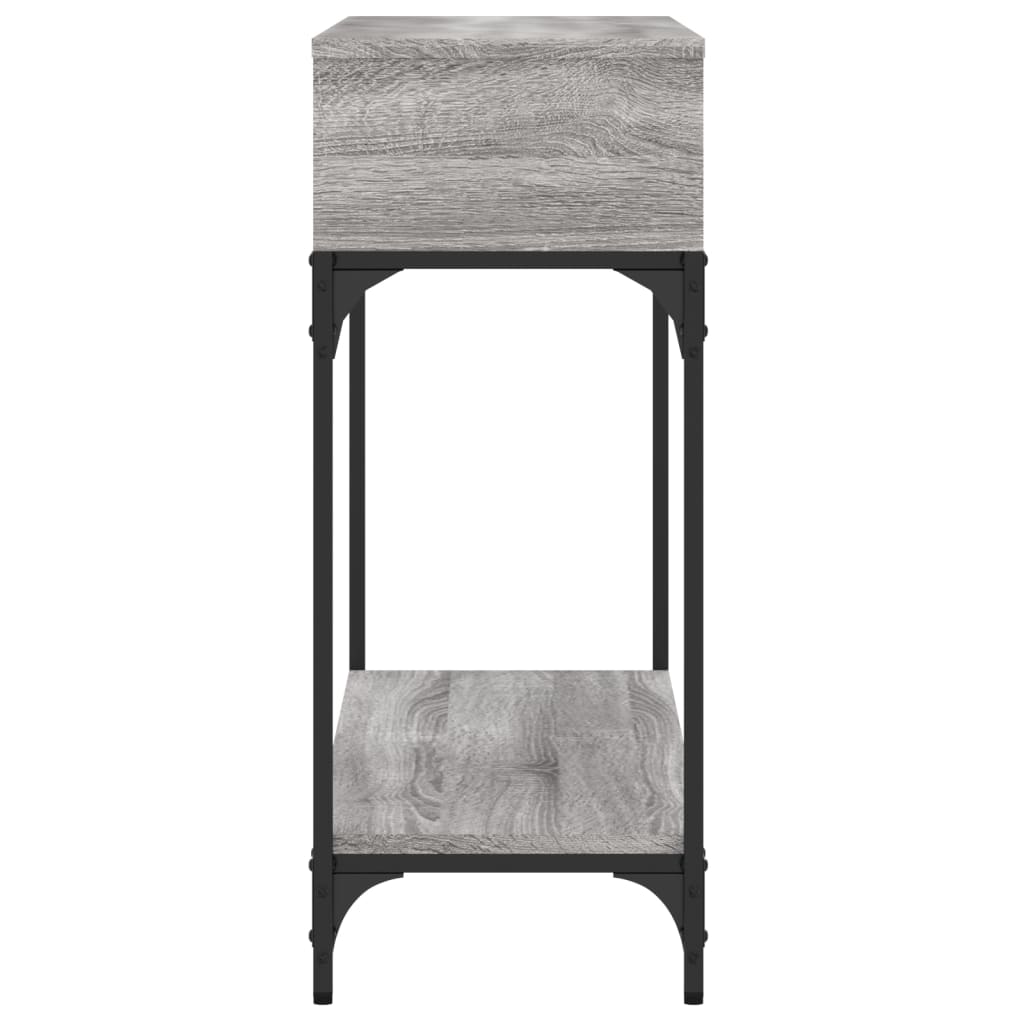 Măsuță Consolă, Gri Sonoma, 100X30,5X75 Cm, Lemn Prelucrat